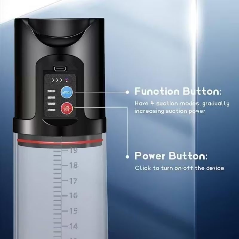 Pump Vacuum Pump And Silicone Extender For Men's