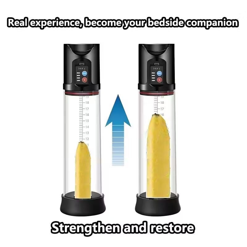 Pump Vacuum Pump And Silicone Extender For Men's