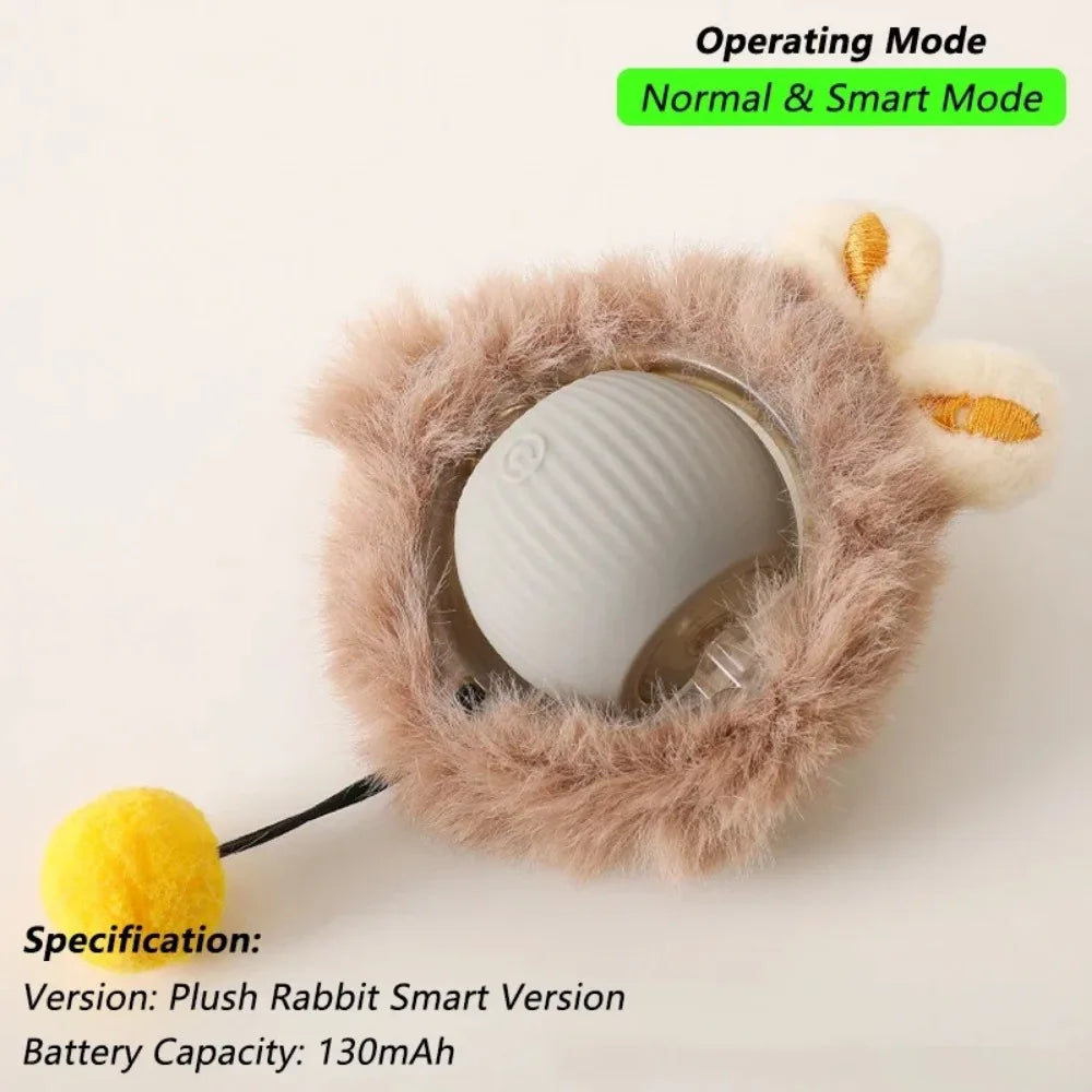 New Cat Interactive Ball Toy Automatic Rolling Ball
