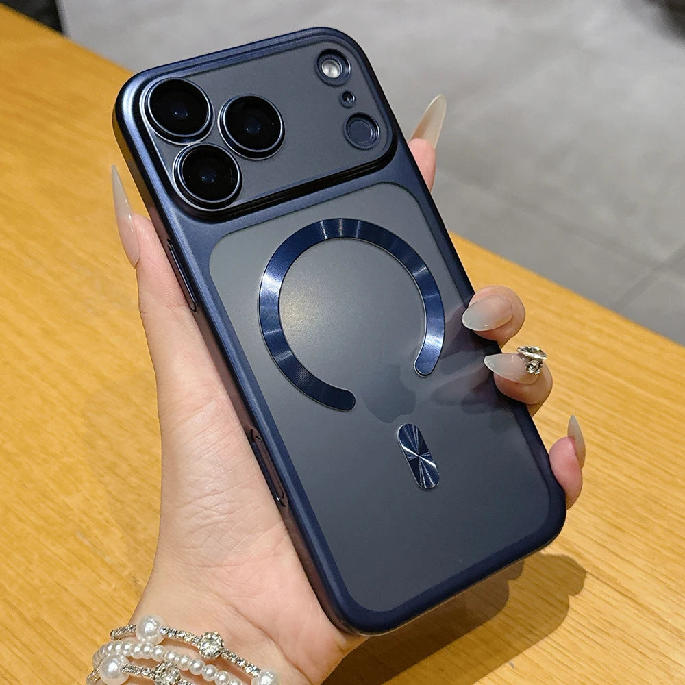 Luxury Matte Magnetic Case For iPhone