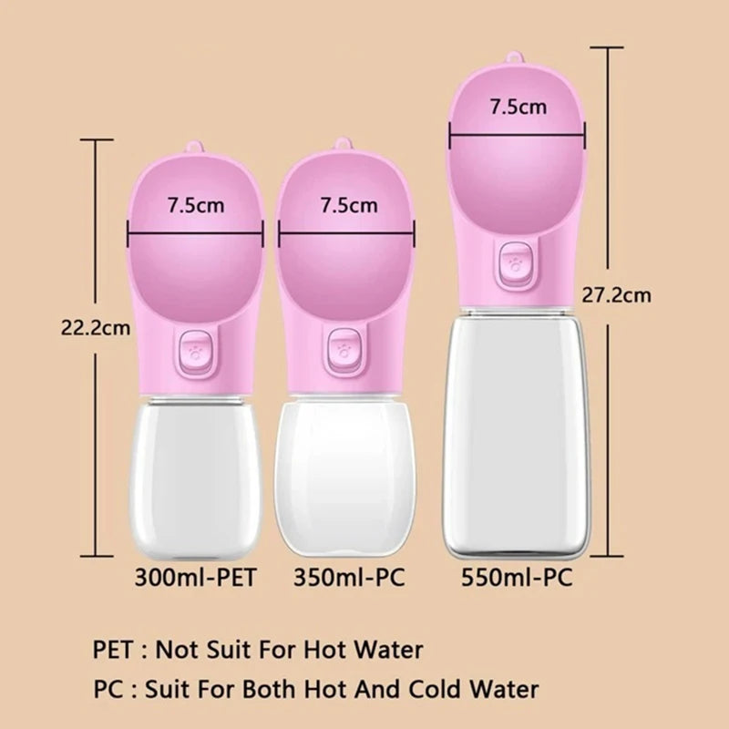 Portable Dog Water Bottle For Small Large Dogs/Cat Outdoor