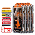 1-5PCS Easy Install HD Screen Protector For iPhone