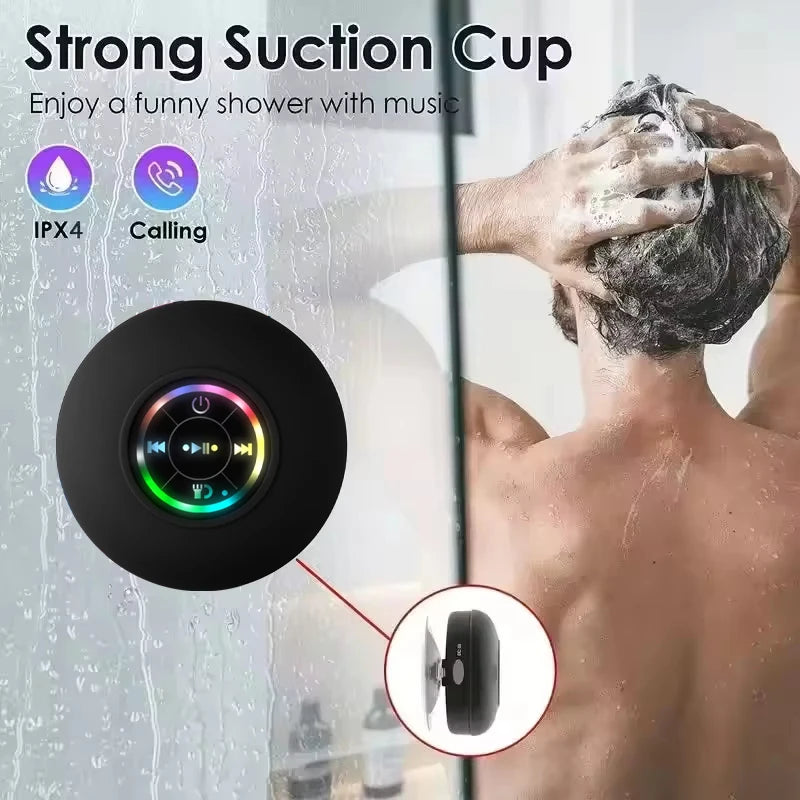 Portable Wireless Bluetooth Speaker LED Light Waterproof