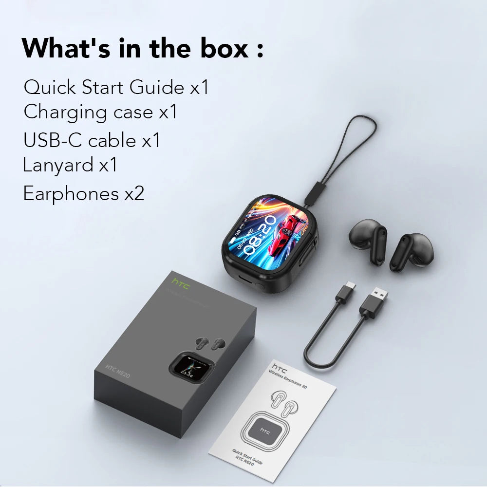 [Ultra HD Screen] HTC NE20 Earphones Bluetooth