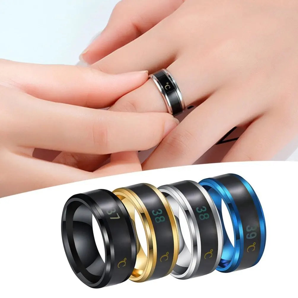 New Smart Temperature Ring Fashion
