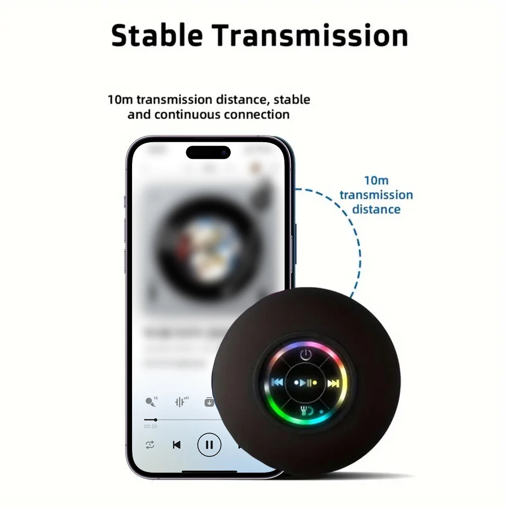 Portable Wireless Bluetooth Speaker LED Light Waterproof