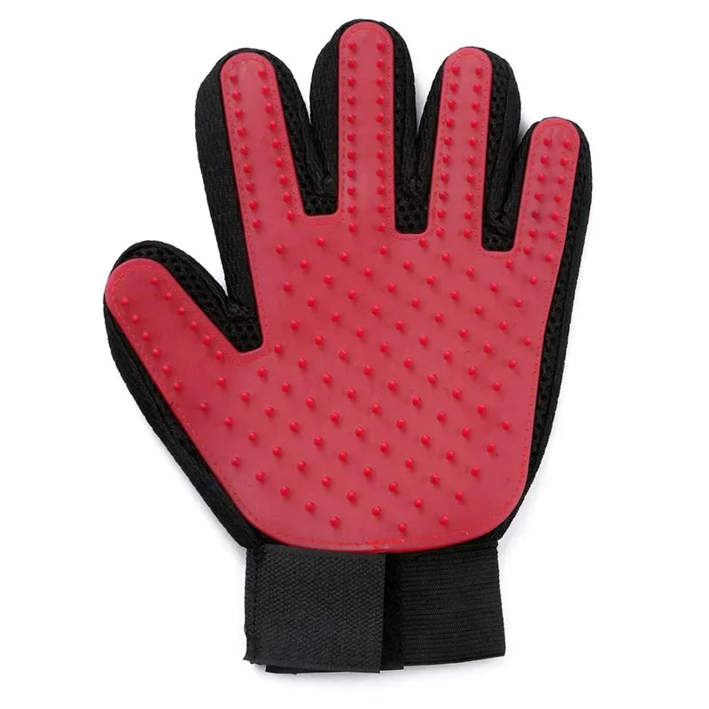 Silicone Pet Grooming Gloves Cats/Dogs Hair Brush