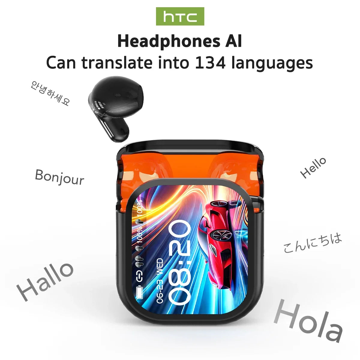 [Ultra HD Screen] HTC NE20 Earphones Bluetooth
