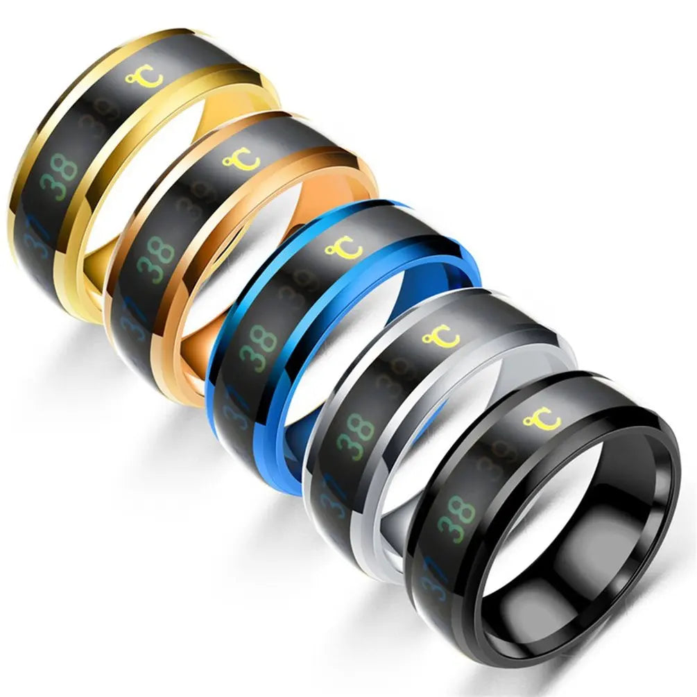 New Smart Temperature Ring Fashion