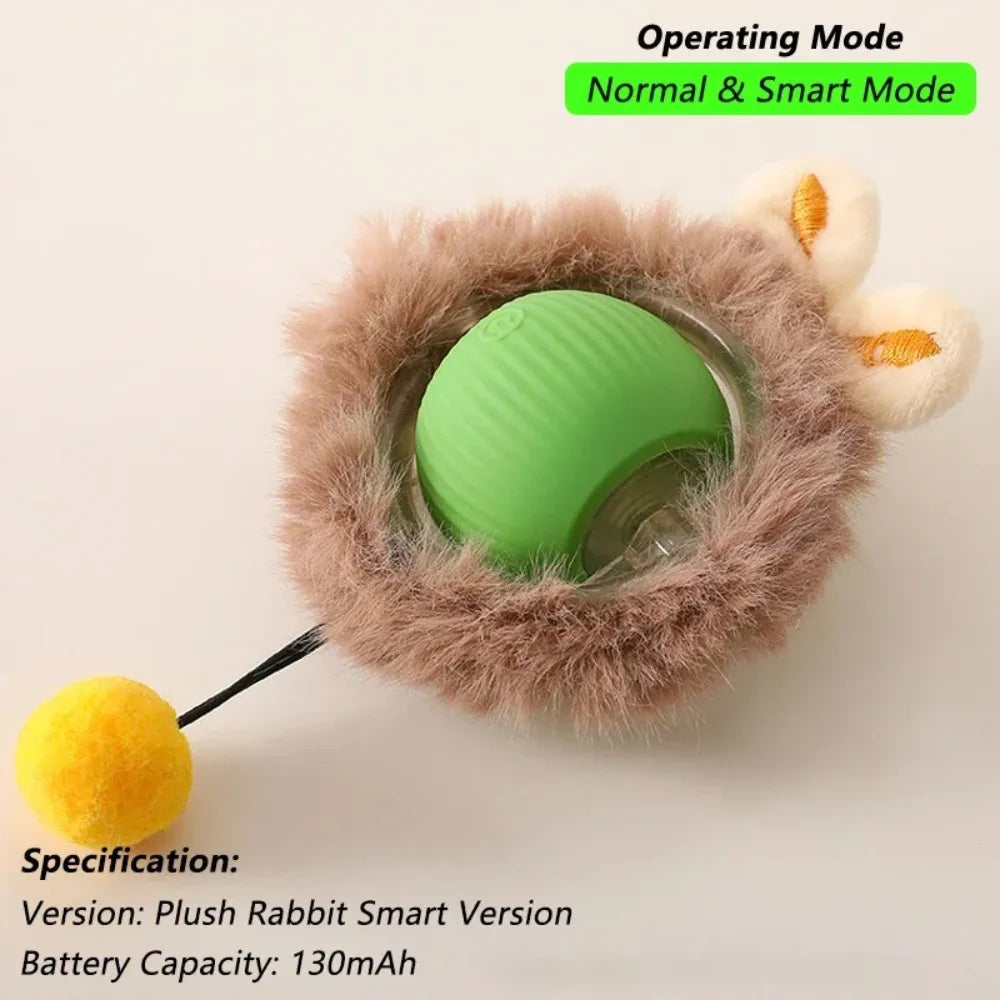 New Cat Interactive Ball Toy Automatic Rolling Ball