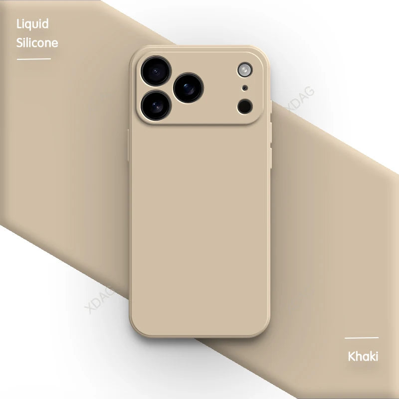 Liquid Silicone Original Phone Case for iPhone 17 Pro Max Air 17Pro 17Max