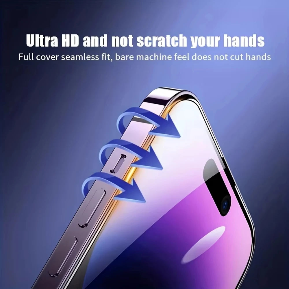 1-5PCS Easy Install HD Screen Protector For iPhone