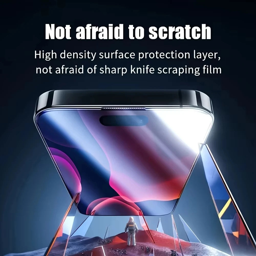 1-5PCS Easy Install HD Screen Protector For iPhone
