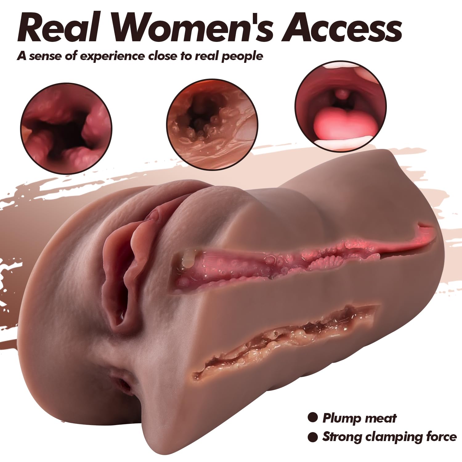 3in1 Sex Toys Male Masturbator